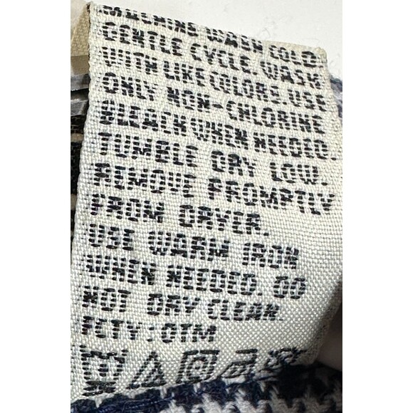 Bugle Boy Original Shirt Men's SZ L Houndstooth Button Up Sleeve & Chest Pockets - Picture 10 of 10